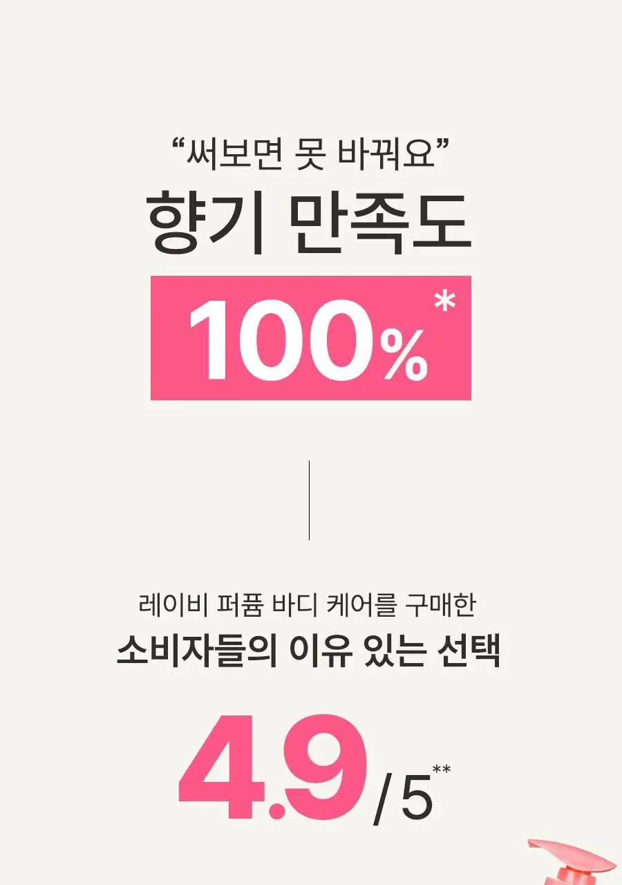 [대용량] 레이비 대용량 산양유 바디로션, 바디워시 골라담기 상세페이지 4